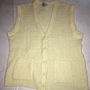 Vintage WYE OAKS SWEATER VEST SIZE 44